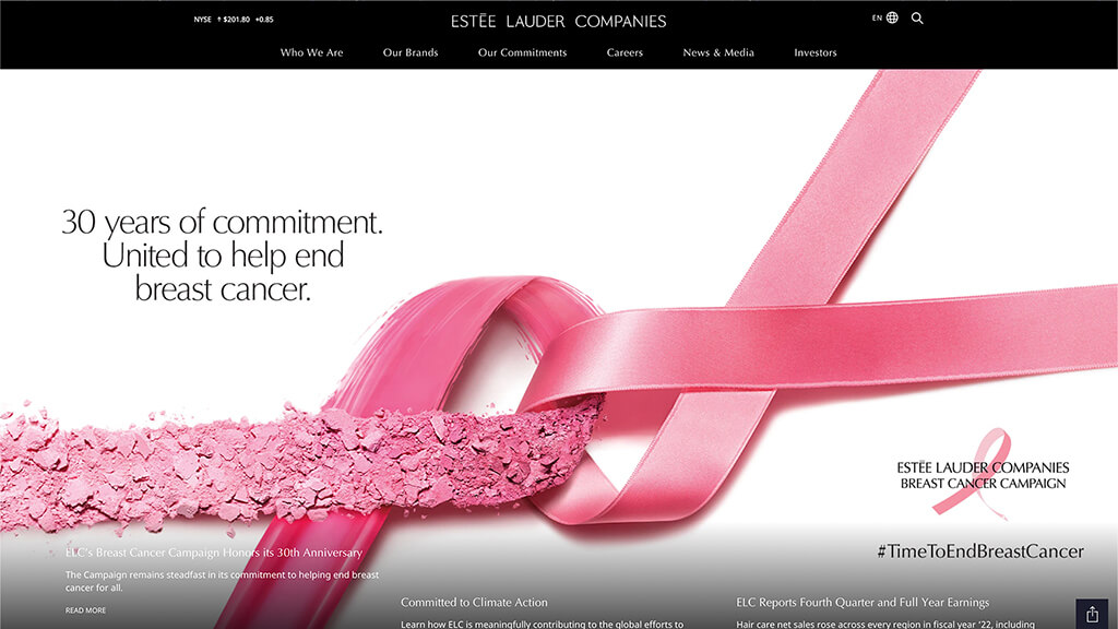 Estee Lauder, Mission, Vision, Values