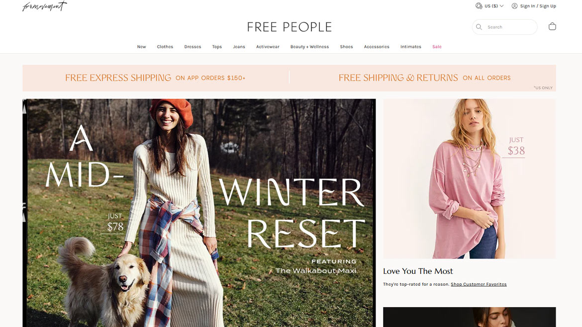 Free People, Mission, Vision, Values